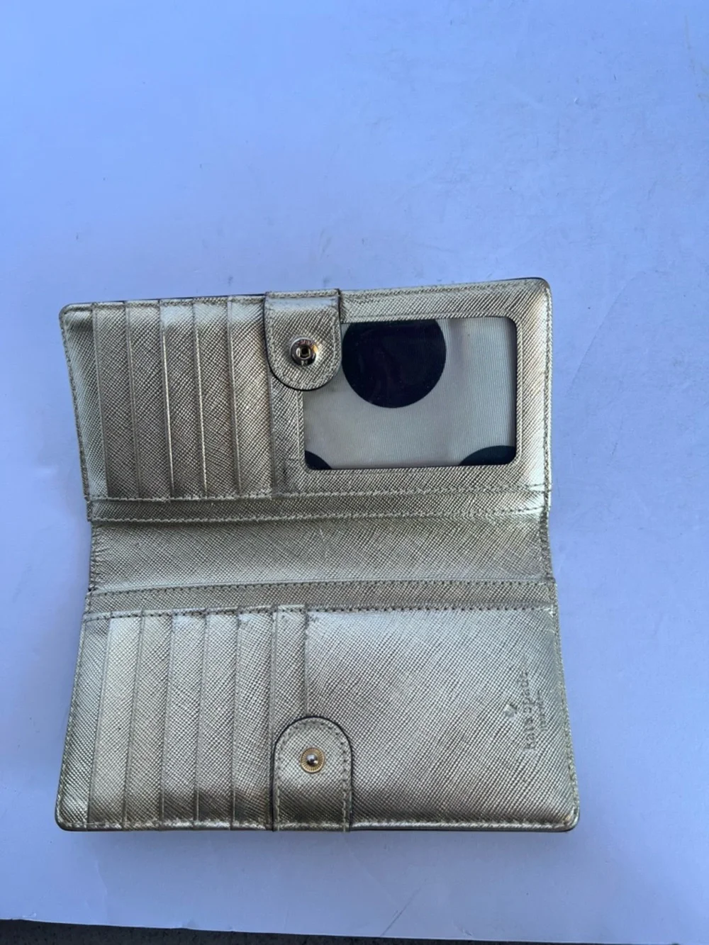 kate spade metallic saffiano